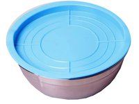 Миска глубокая метал. д.28см с крышкой 19681_thumbnail