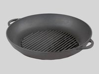 Сковорода гриль д.340мм h40мм "Термо"_thumbnail