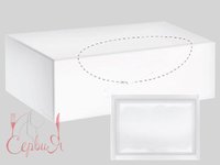 Серветка волога для рук та обличчя в боксі біла 80шт PRO 43109200_thumbnail