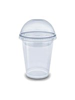 Стакан 400мл з купольною кришкою 50шт 15113 РР ІП_thumbnail