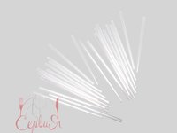 Соломка для мартіні 12,5смх48мм без згину прозора 200шт СП_thumbnail