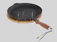 Пательня для млинців д.240мм h25мм з дер.ручкою "Термо"_thumbnail