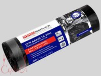 Пакет для сміття 60л 15шт чорний із затягуванням PRO 16112100 ХД_thumbnail