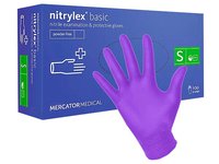 Рукавички нітрилові S сині 100шт СТ_thumbnail