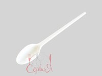 Ложка чайна біла 12см 100шт А_thumbnail