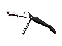 Ніж + штопор офіціанта 2-х ступінчастий чорний Т W-2_thumbnail