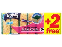 Губки кухонні MAXI FOAM NOVAX Plus 6566 5+2шт_thumbnail