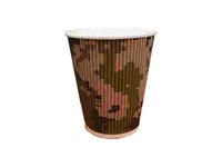 Стакан 250мл паперовий гофра Пиксель 30шт GP02-0815_thumbnail