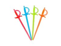 Шпажка для канапе "Шабля" 9см велика асорті 1000шт АД_thumbnail