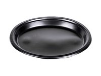 Тарілка 220мм ПРЕМІУМ чорна 20гр 25шт А_thumbnail