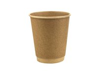 Стакан 270мл паперовий двошаровий Крафт/крафт всередині 25шт АПХ 122271_thumbnail