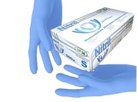 Рукавички нітрілові S сині чутливі 100шт SFM 534682-2_thumbnail