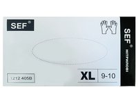 Рукавички нітрілові XL(9-10) чорні 100шт SFM 1212405_thumbnail