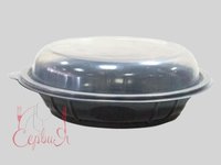 Контейнер РР д.220, h45мм чорний з прозор.кришкою 850мл 10шт 010923_thumbnail