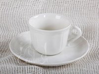 Чашка с блюдцем (160мм) 350мл Castel-FBC (сл.кость)_thumbnail