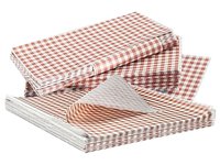 Папір пакувальний крафт біло-коричн.клітинка 300х320мм 500шт 1859_thumbnail