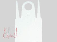 Фартух поліетиленовий одноразовий 76х120см прозорий 50шт ОВ_thumbnail