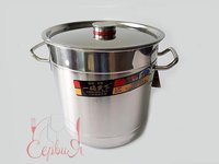 Каструля з кришкою для індукційних плит 15л. нерж.19781_thumbnail
