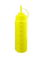 Бутилка пластик. з носиком 360мл жовта з рискою Н_thumbnail