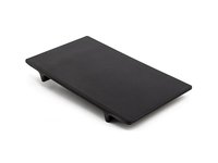 Блюдо для подачи з меламіну чорне 23,7х14х2,3см 603013_thumbnail