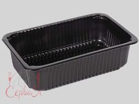 Контейнер РР 275х175х75мм чорний БЕЗ КРИШКИ 2,4л 10шт 015124_thumbnail