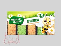 Губки кухонні крупнопористі Бджілка 5шт 1288_thumbnail