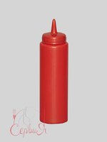 Пляшка пластикова з носиком червона 720мл 967 МАК_thumbnail