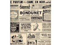 Папір для подачі "Газета франц." 30,5х30,5см беж_thumbnail