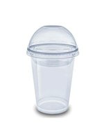 Стакан 500мл з купольною кришкою 50шт 15116 РР ІП_thumbnail