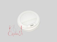 Кришка для паперового стакана 175мл 50шт 69мм біла СolorСup_thumbnail