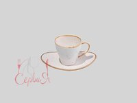 Чашка з блюдцем 80мл F3630WY-80CCPG Sahara_thumbnail