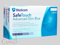 Рукавички нітрілові М сині SafeTouch Advanced 100шт 1175-TG_thumbnail