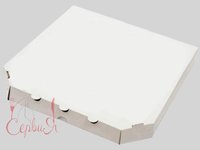 Коробка для піци 41х41х4см БІЛА_thumbnail