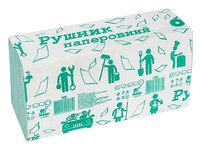 Рушник 1шар Vскладення зелений 150шт Альбатрос_thumbnail