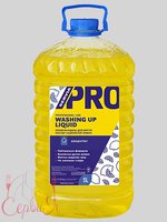 Преміум-рідина ServiaPRO для миття посуду Сицилійський лимон 5л РЕТ бут_thumbnail