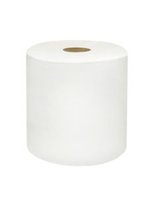 Рушник в рулоні одношаровий білий 120м КПК_thumbnail