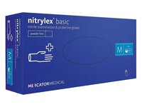 Рукавички нітрілові M сині 100шт СТ_thumbnail