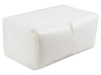 Серветка 1шар барна біла 24х24см 450шт Є_thumbnail