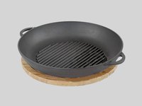 Сковорода гриль д.260мм h40мм "Термо"_thumbnail