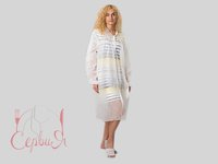 Халат спанбонд одноразовий L\/XL білий 10шт PL_thumbnail