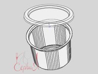 Контейнер з кришкою 500мл 115х78мм ПП-115-500 10шт_thumbnail