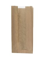 Саше паперовий 290х140х50мм крафт з віконцем без малюнка 100шт 67 ЕП_thumbnail