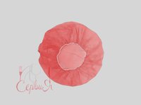 Шапочка-берет флізелін одноразова червона ЗПТ_thumbnail