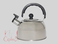 Чайник 2,5л нерж. черна ручка_thumbnail