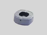 Пепельница с крышкой д.100мм серебристая C004G_thumbnail