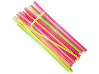 Соломка Артістік 26смх6мм зі згином 4 кольора 100шт BS_thumbnail