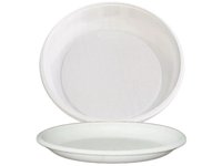 Тарілка 205мм біла 100шт 0002 ХРК_thumbnail