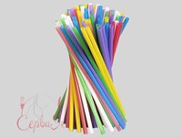 Соломка фреш 25смх6,8мм без сгиба ассорти в инд.упаковке 200шт СП_thumbnail