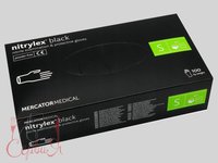 Рукавички нітрилові S чорні 100шт СТ_thumbnail