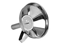 Лійка з ручкою з н/ж сталі з широким шийкою та фільтром 10,5см 112107_thumbnail